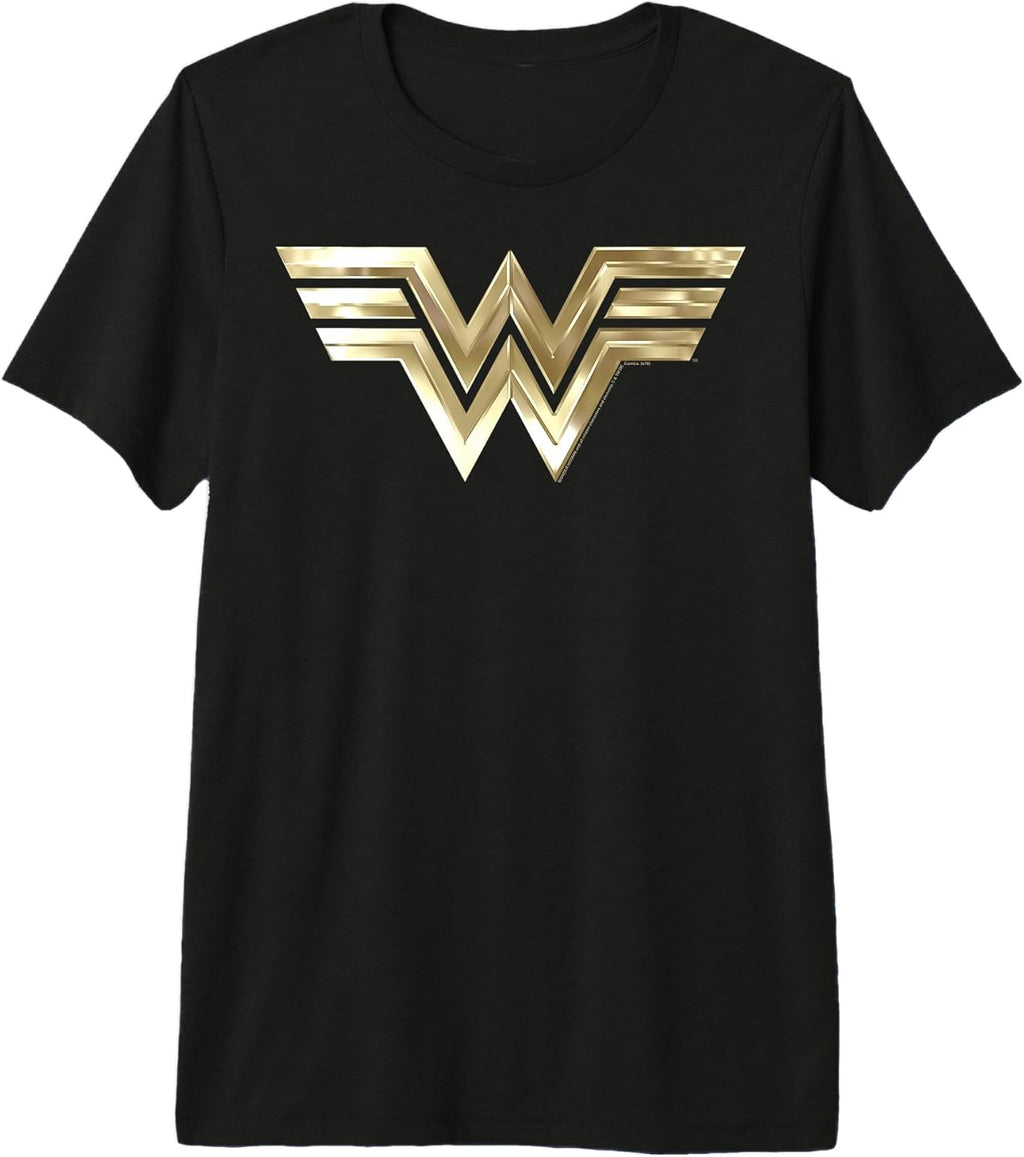 Wonder Woman 1984 Gold Logo Premium Tri-Blend T-Shirt