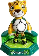 GiftExpress World Cup 2026 Merchandise, Mascot Figurine – Zayu - Mexico the Jaguar World Cup Collectible Toy Figures