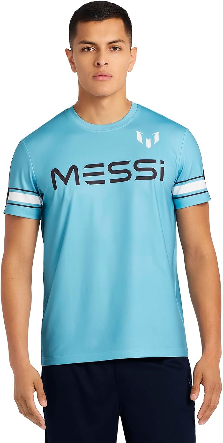 Men's Mesh Tee, Lifestyle Short Sleeve T-Shirt, Standard Fit with Graphic