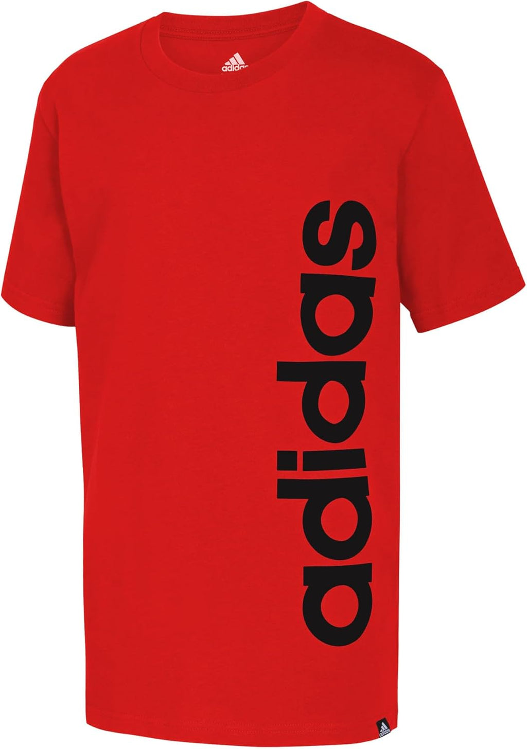 Boys Short Sleeve Linear Logo T-Shirt