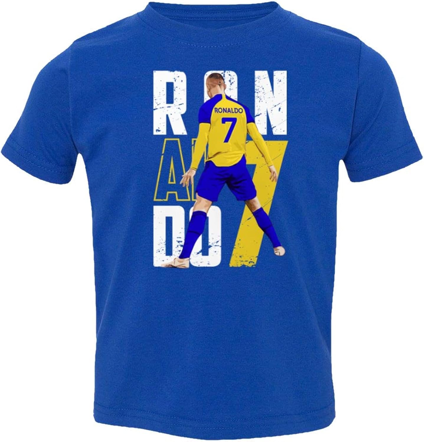 Ronaldo 7 Al NASSR Soccer Siuuu Goal Celebration Toddler T-Shirt