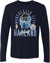500 LEVEL Erling Haaland Manchester City Long Sleeve Shirt - Erling Haaland Manchester City Arch