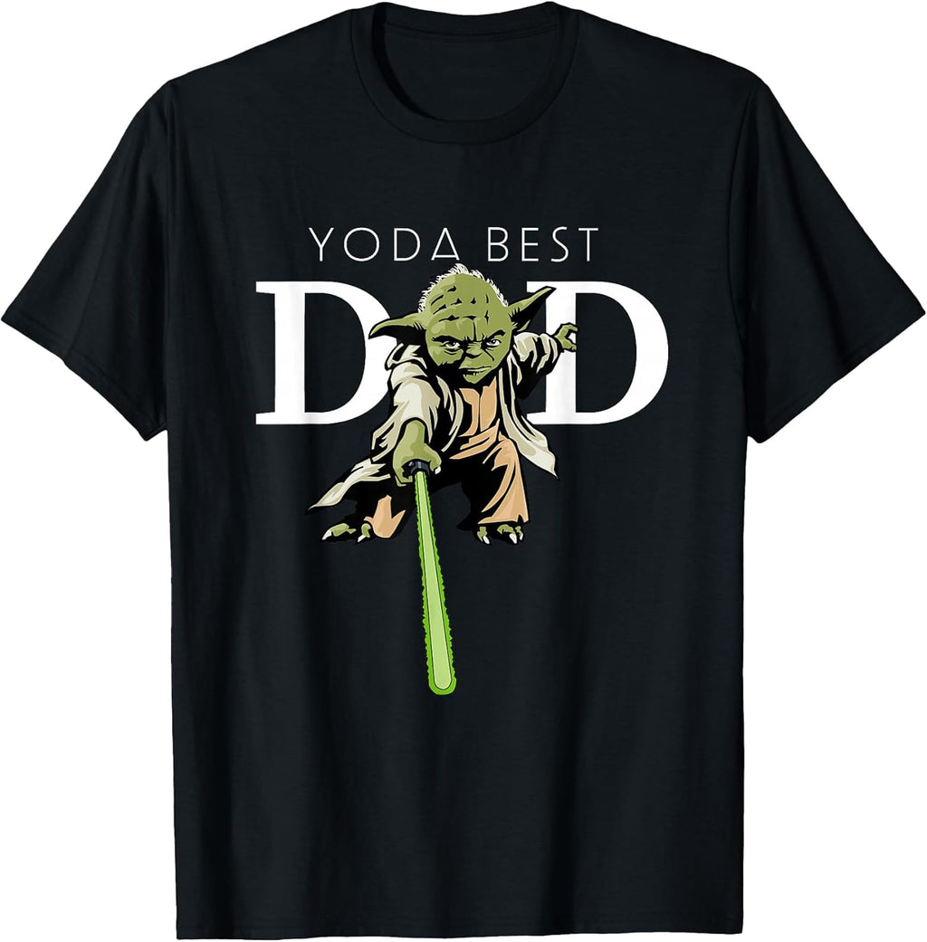 Yoda Lightsaber Best Dad Father's Day T-Shirt