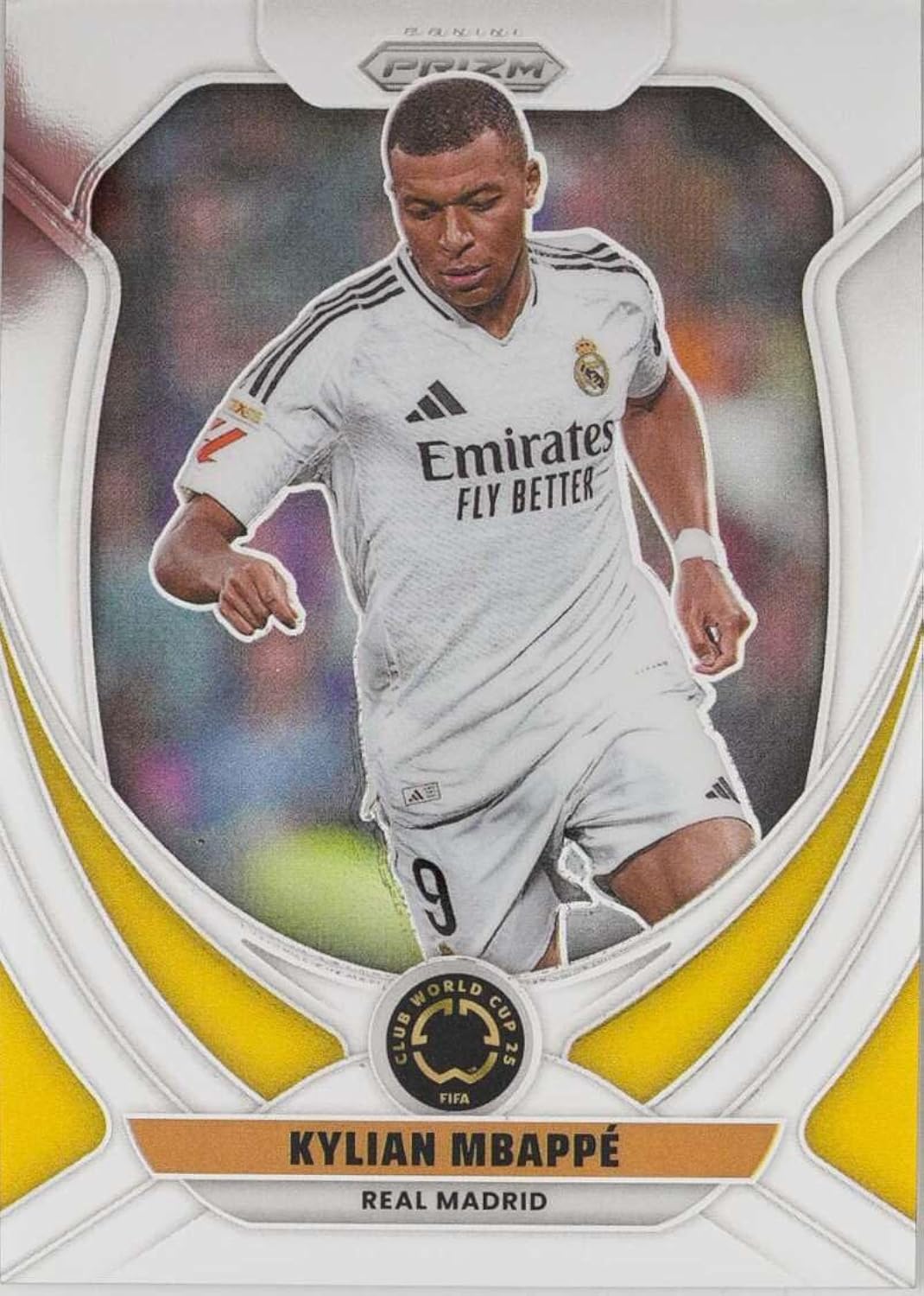 2025 PANINI CLUB WORLD CUP #164 KYLIAN MBAPPE REAL MADRID SOCCER OFFICIAL TRADING CARD OF SOCCER