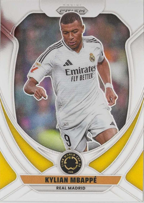 2025 PANINI CLUB WORLD CUP #164 KYLIAN MBAPPE REAL MADRID SOCCER OFFICIAL TRADING CARD OF SOCCER