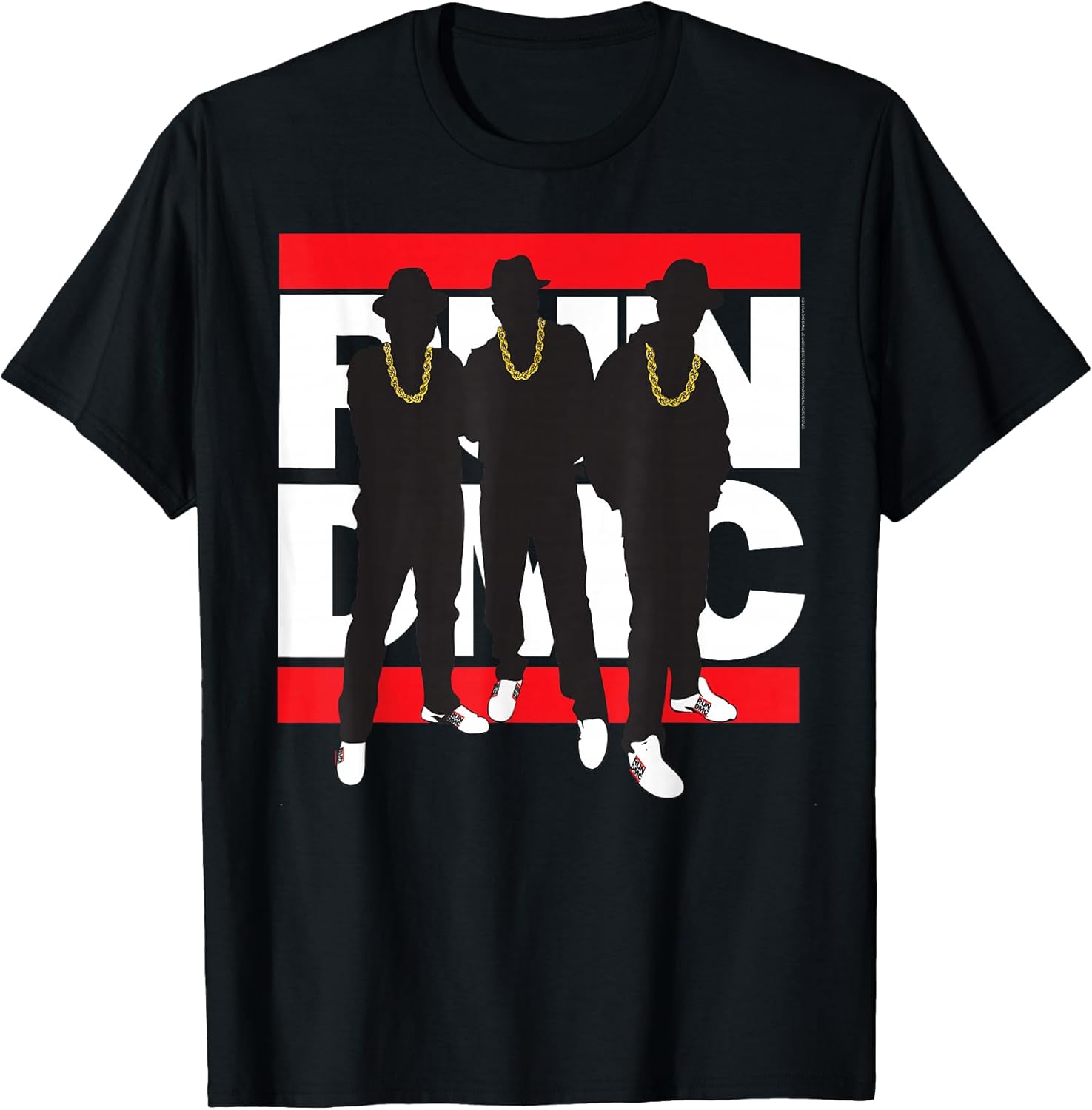 Run DMC Official Silhouette Band T-Shirt Small