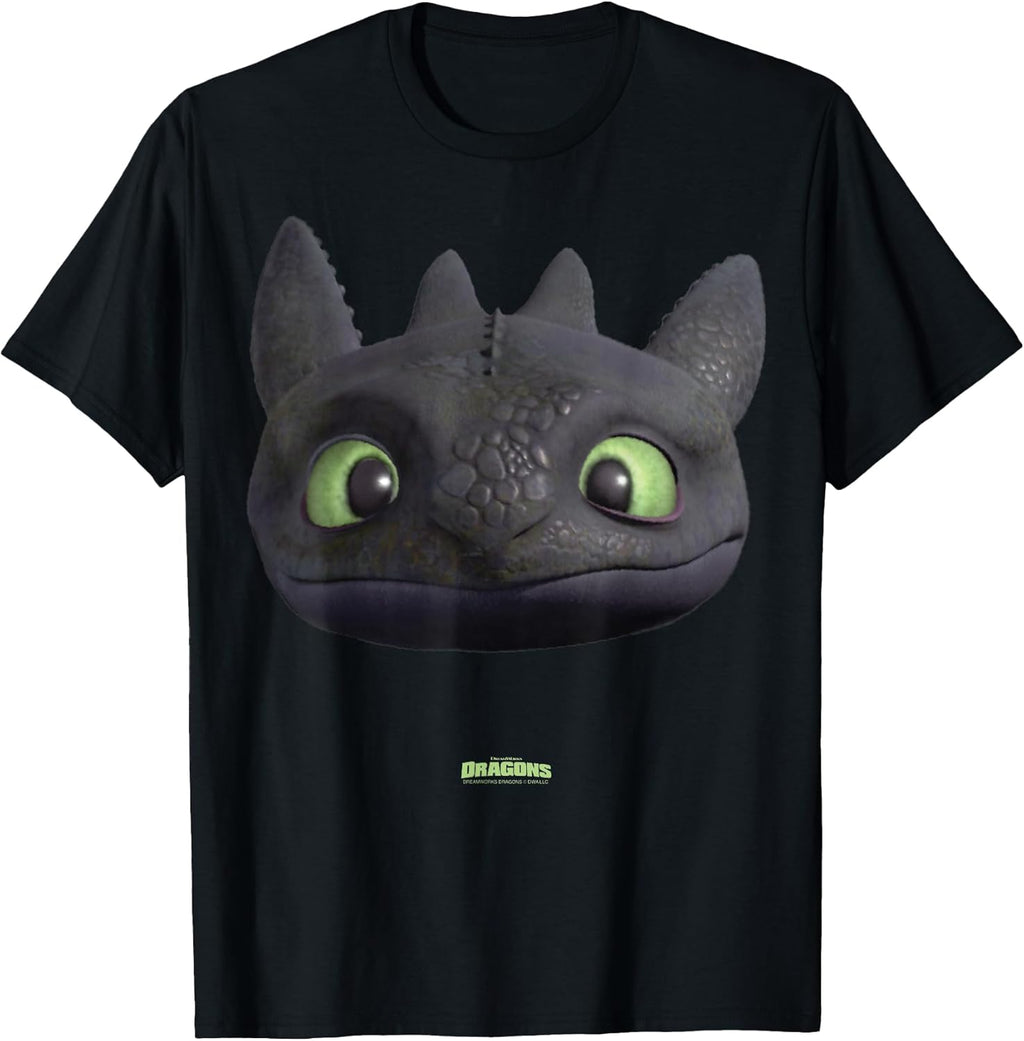 Toothless Night Fury Big Face Costume 3D T-Shirt