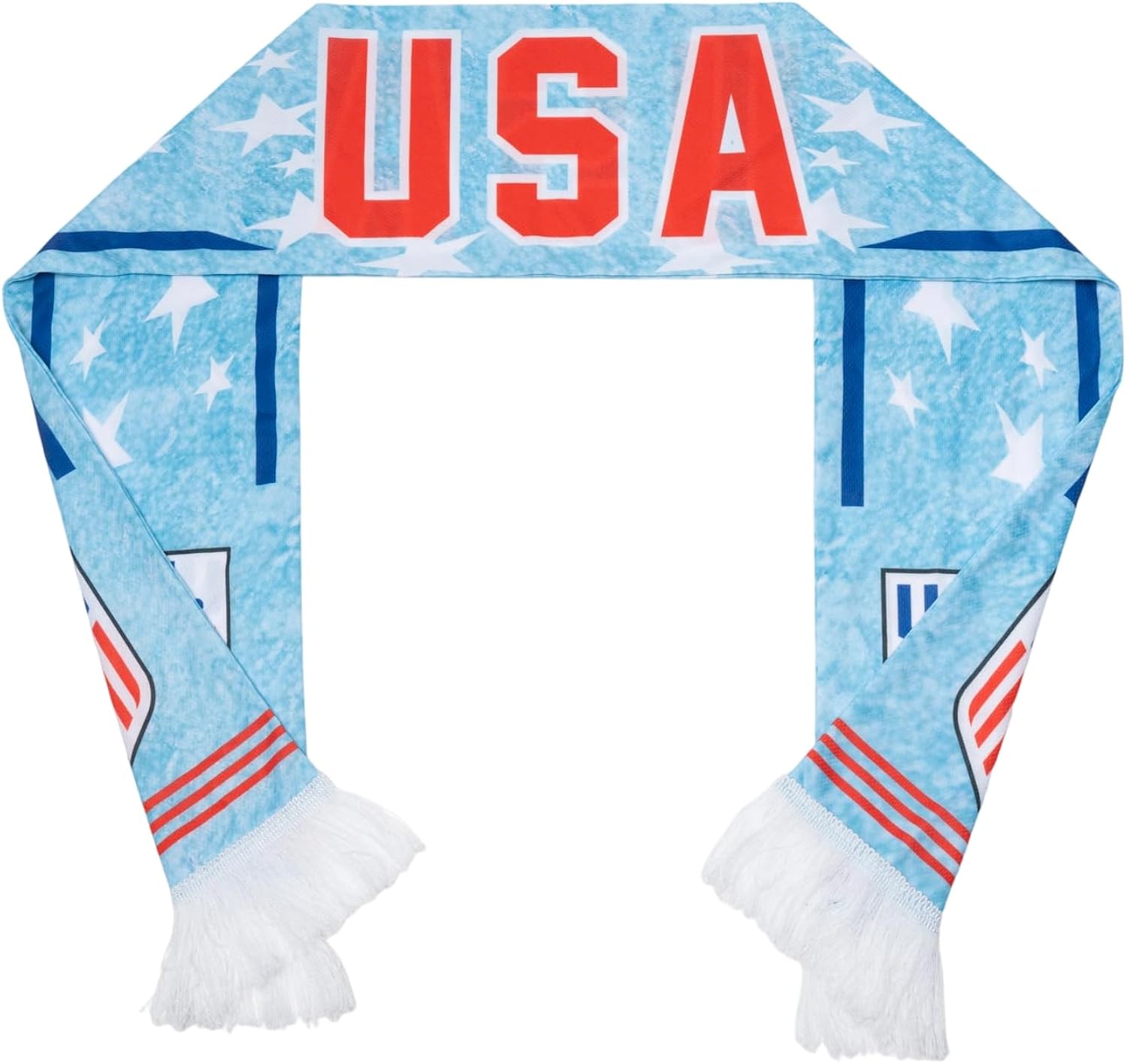 World Cup 2026 Scarf, Double-sided Printed Scarf for Men & Women, The US Soccer World Cup Vintage Classic Souvenir Scarfs for Soccer Fans' Gifts and Match Schedule Equipment，56.69" x 6.69" Size