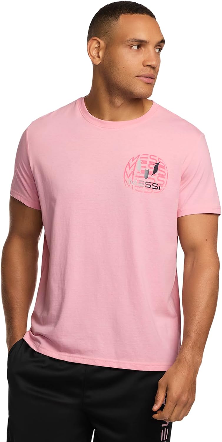Men's Globe Logo Tee, Lifestyle Short Sleeve T-Shirt, Standard Fit with Graphic