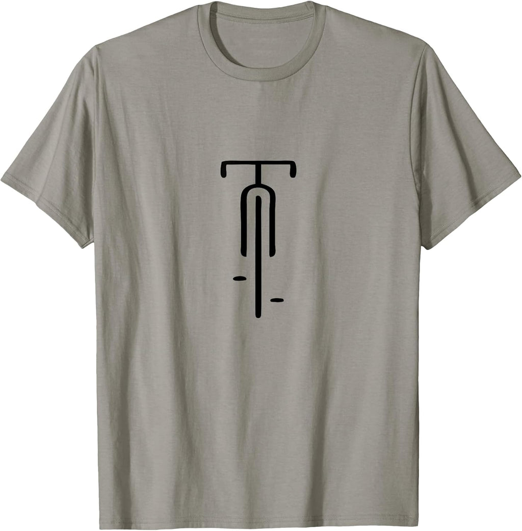 Bike Logo Minimal Retro, Cycling and Bicycle Lovers T-Shirt
