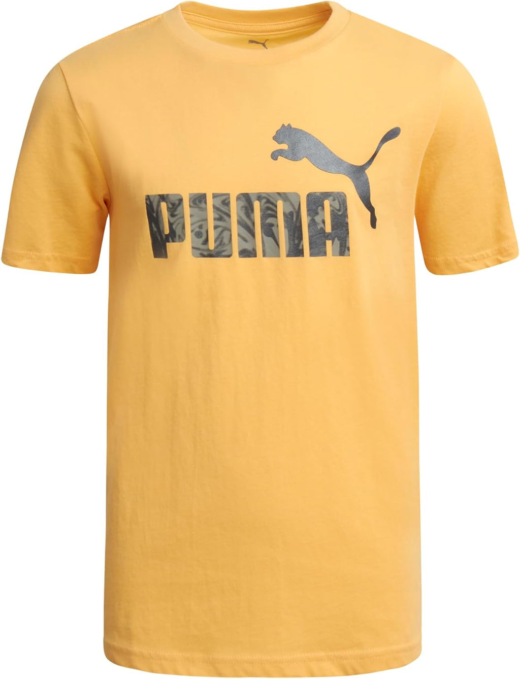 Boys T-Shirt - Cat Logo T-Shirt for Boys - Athletic Crewneck Short Sleeve Tee (S-XL)