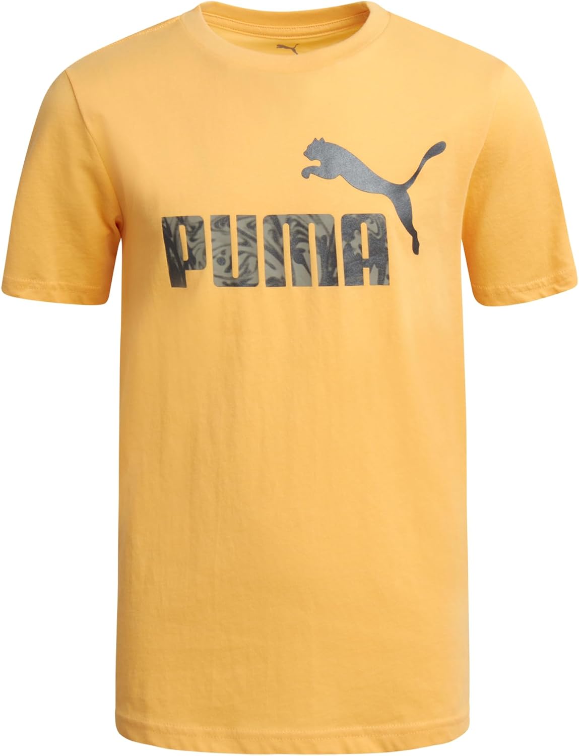 Boys T-Shirt - Cat Logo T-Shirt for Boys - Athletic Crewneck Short Sleeve Tee (S-XL)