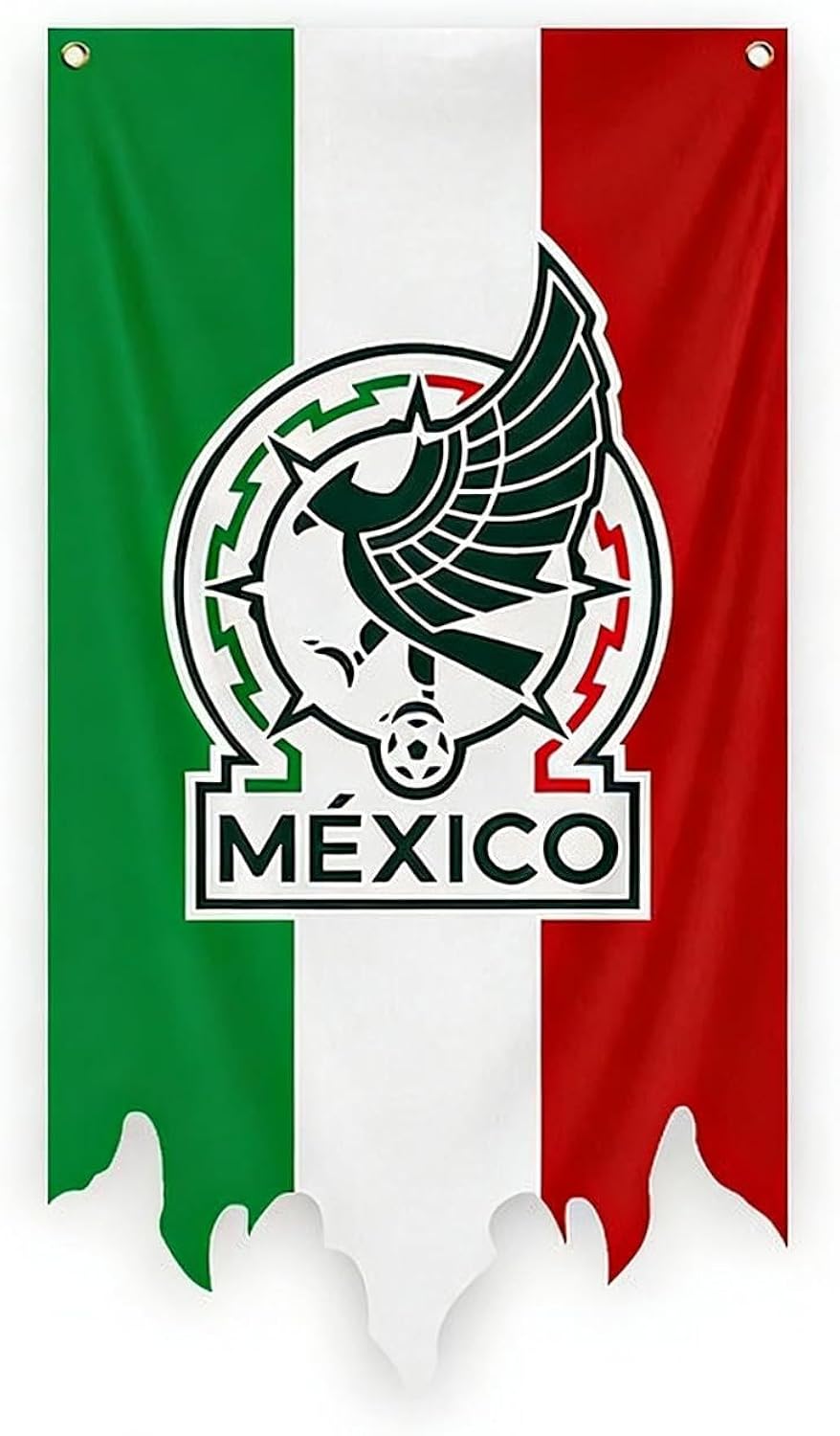 World Cup Decorations 2026 Football Hanging Rod Flag Banner 27x51 Inch with Pole Outdoor Indoor Hanging Flag Banner for Soccer Sports Events Soccer banner Sports Memorabilia hanging flag (M)