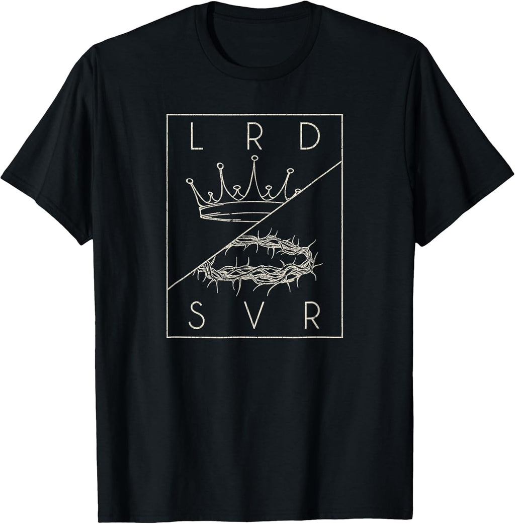 Vintage Retro Jesus Christian Lord & Savior Graphic T-Shirt