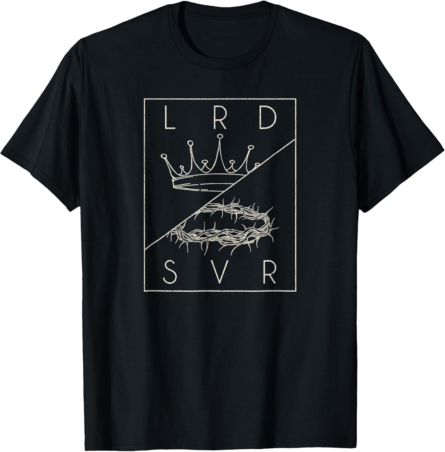 Vintage Retro Jesus Christian Lord & Savior Graphic T-Shirt