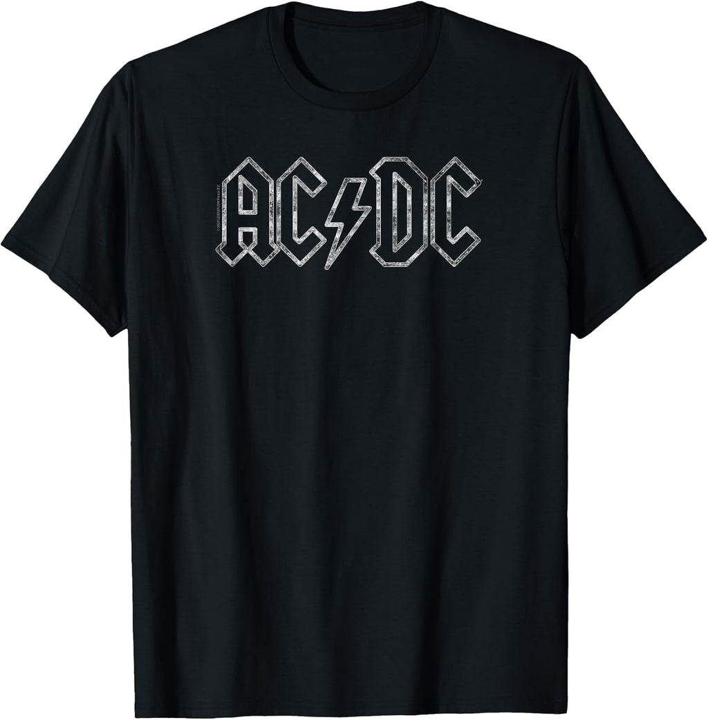 Official AC/DC Jagged Logo Vintage Band T-Shirt