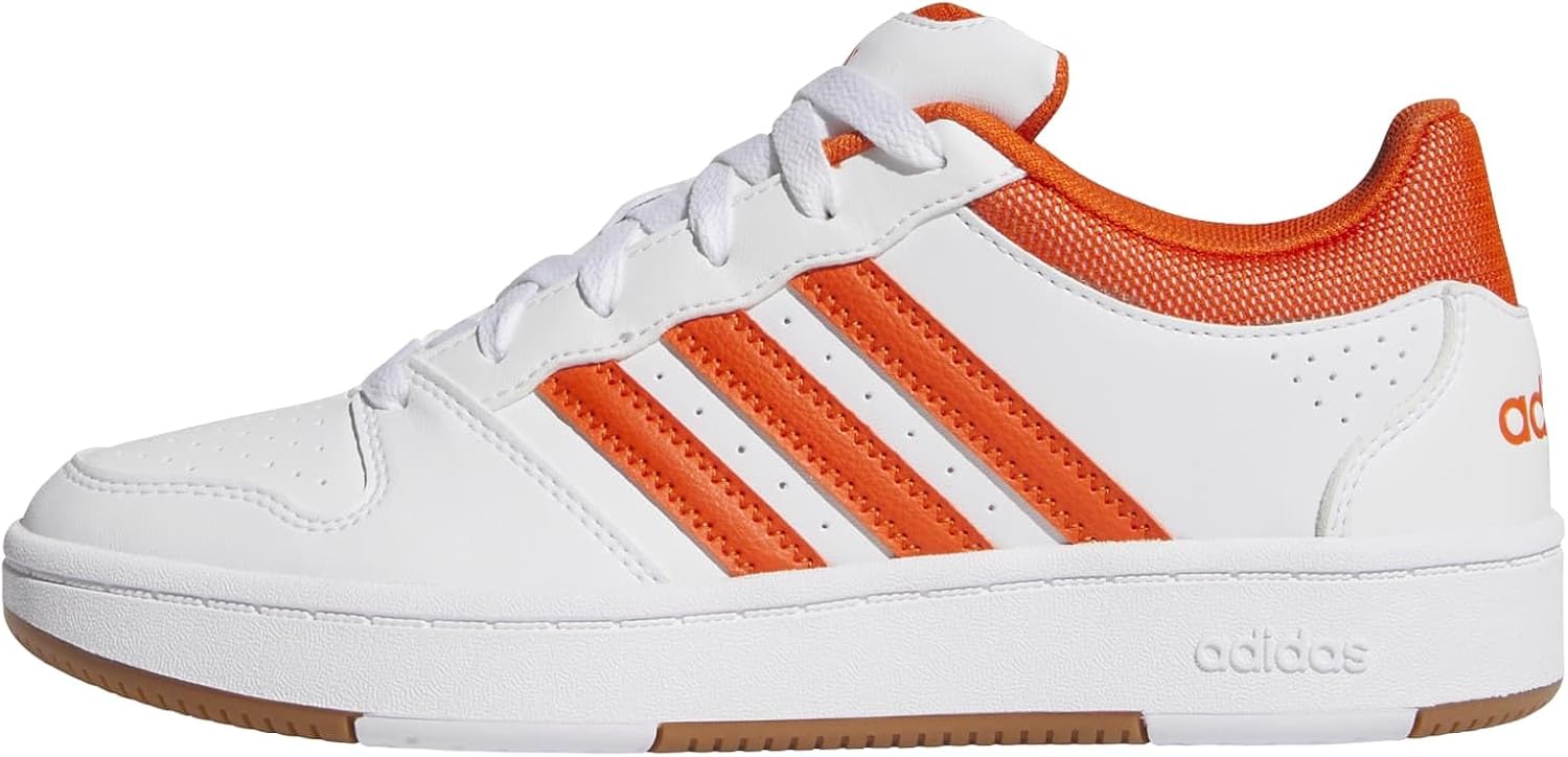 Womens Hoops Classic Lace Up Sneakers Shoes Casual - White