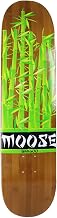 Moose Skateboard Deck Bamboo Leaves 8.25"