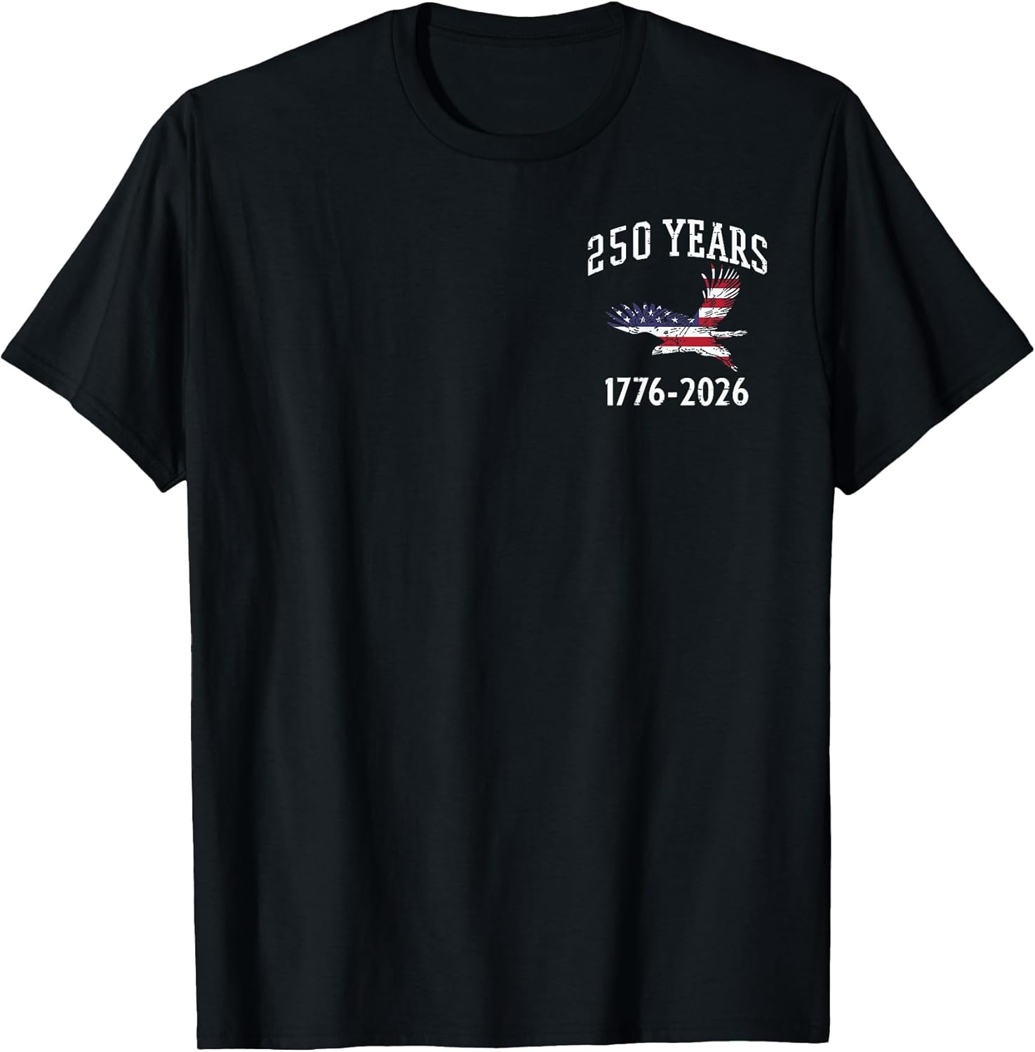 250 Years US Flag American 250th Anniversary Men Women Kids T-Shirt