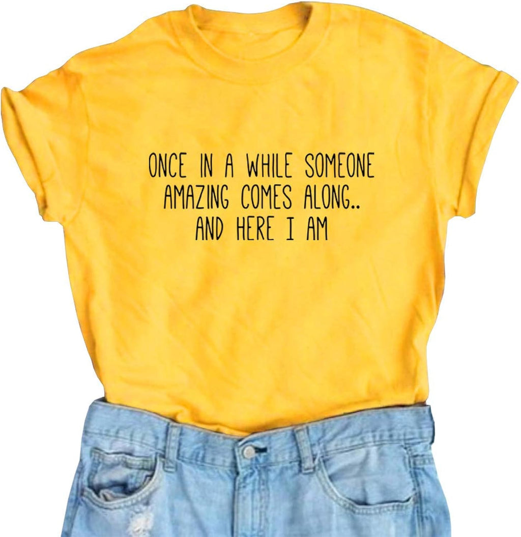 Women's Graphic Funny T Shirt Cute Tops Teen Girl Tee