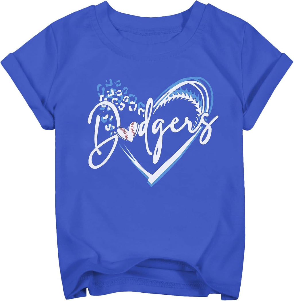 Baseball Shirts for Girls Boys Game Day Short Sleeve Shirt Toddler Kids Baseball Team Fan Tee top