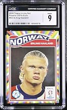 2024 Topps Living Set Erling Haaland Card Graded CGC 9