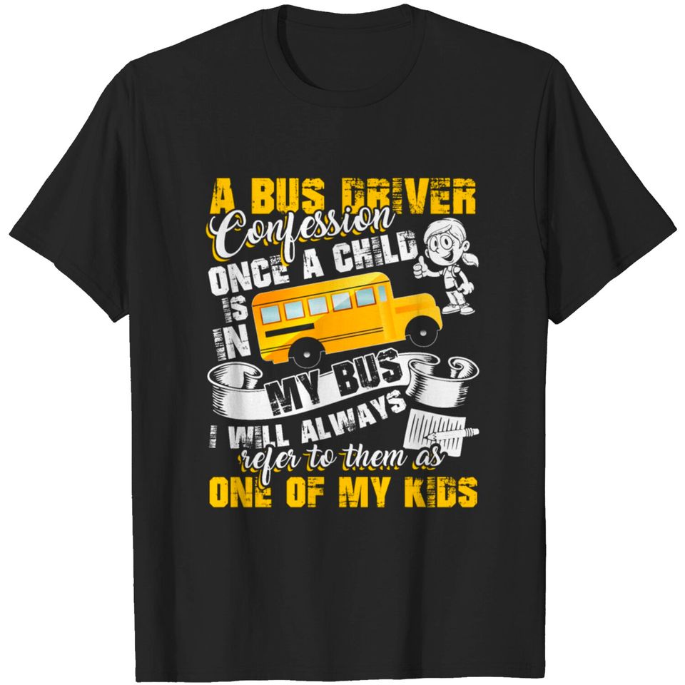 A Bus Driver T Shirt, Cute School Bus T Shirt T-shirt