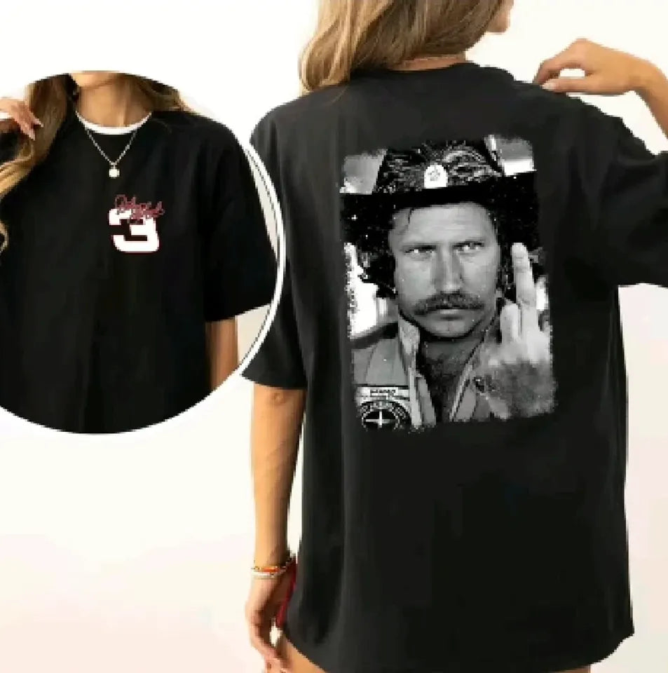 dale earnhardt finger ver2 90s T-Shirt For Fan