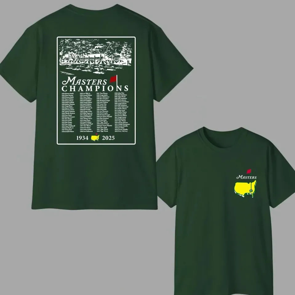 2025 Masters Tournament Augusta 91 Years Tee, Golf T-shirt Gifts for Men & Women