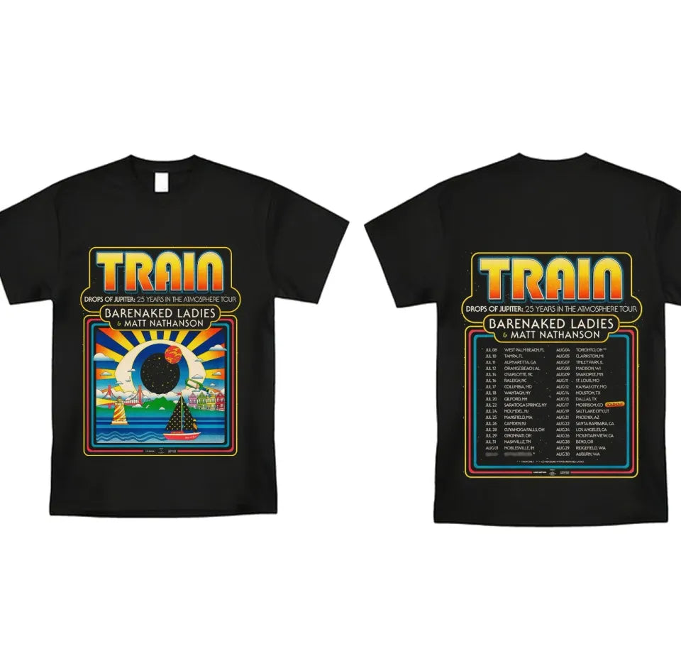 Train 2026 Tour 'Drops Of Jupiter: 25 Years In The Atmosphere' Hoodie Or T-shirt