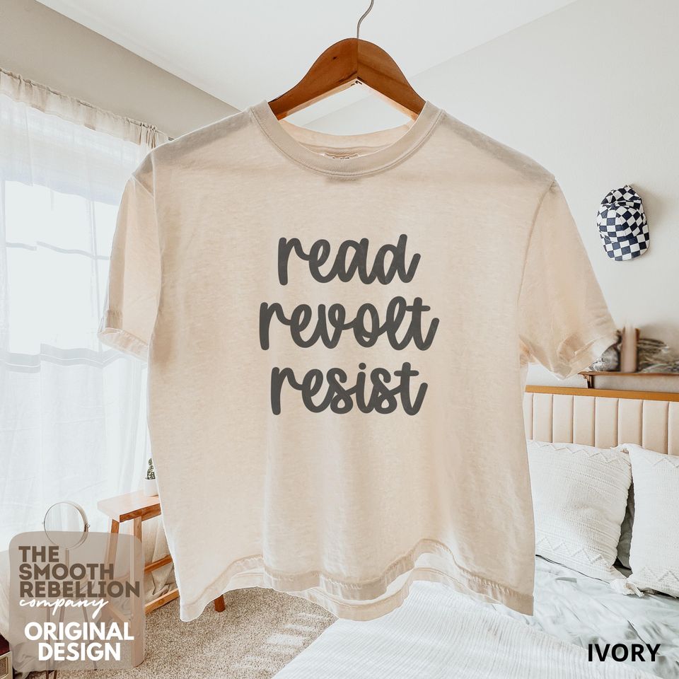 Read Revolt Resist Boxy Tee, Protest Boxy Tee
