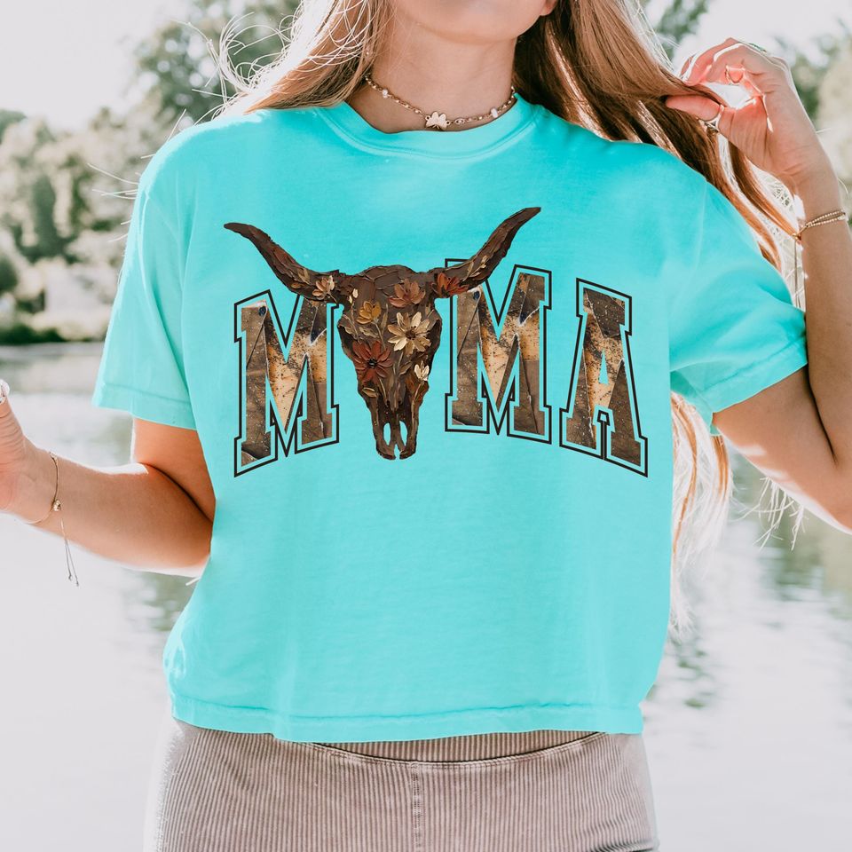 Boho Western Mama Women's Boxy Tee