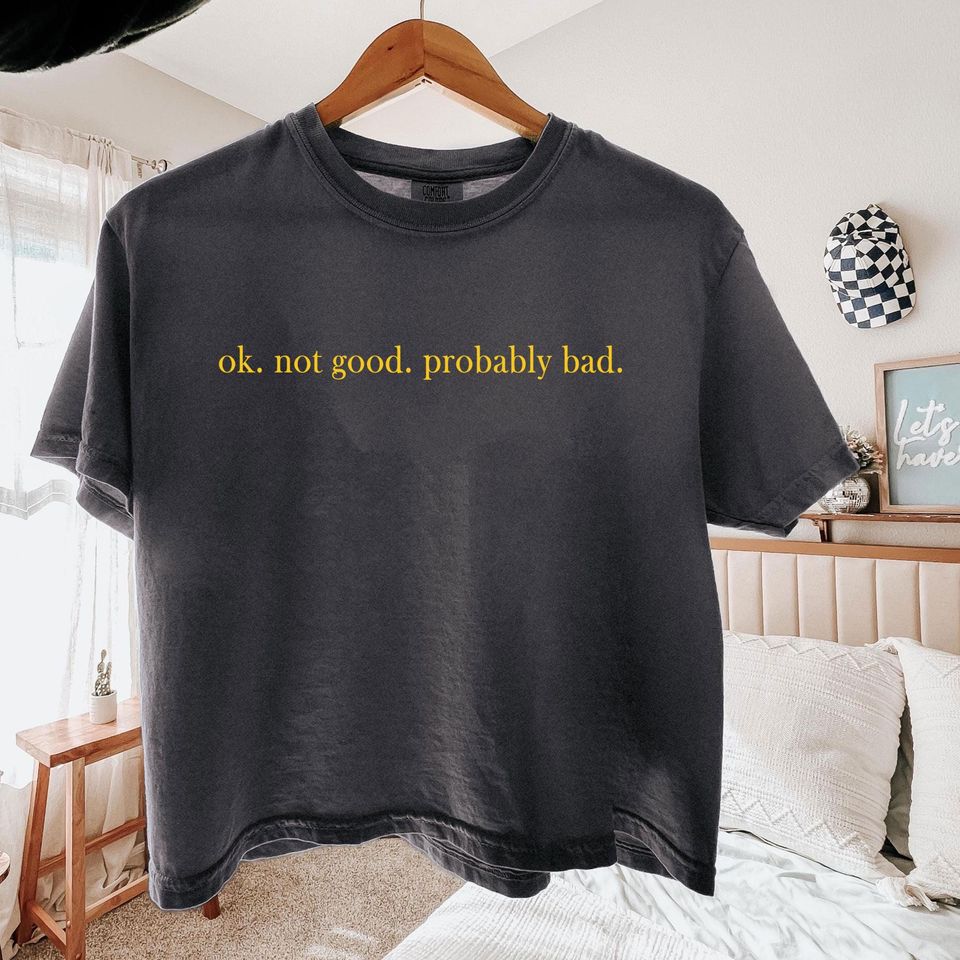 Ok. Not good. Probably bad. Quote Women's Boxy Tee