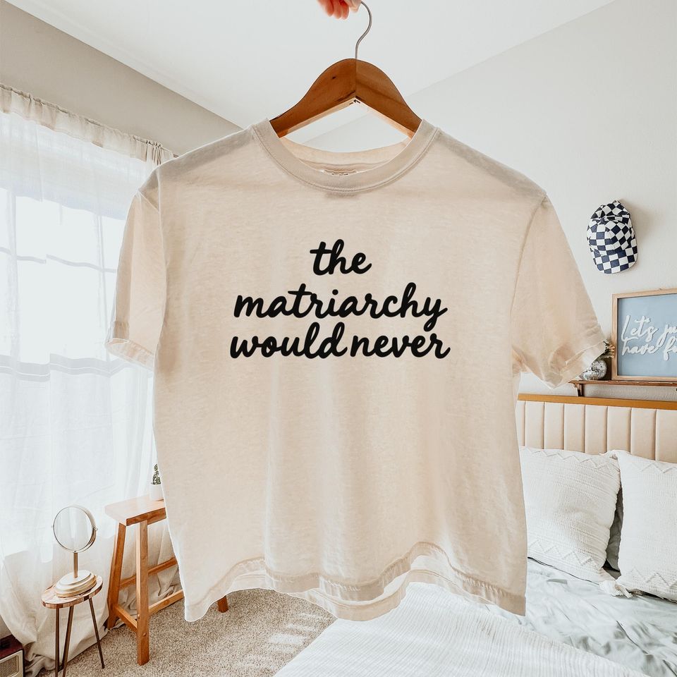 Minimalist Matriarchy Boxy Tee, Feminist Tee, Simple Empowerment, Womens Rights Tee