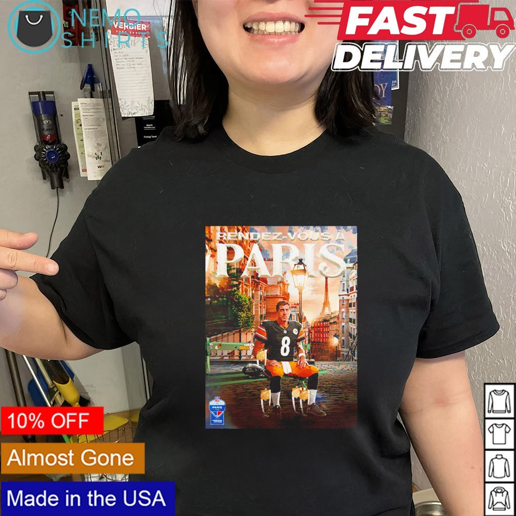 Aaron Rodgers Pittsburgh Steelers Rendez Vous A Paris NFL Game 2026 shirt