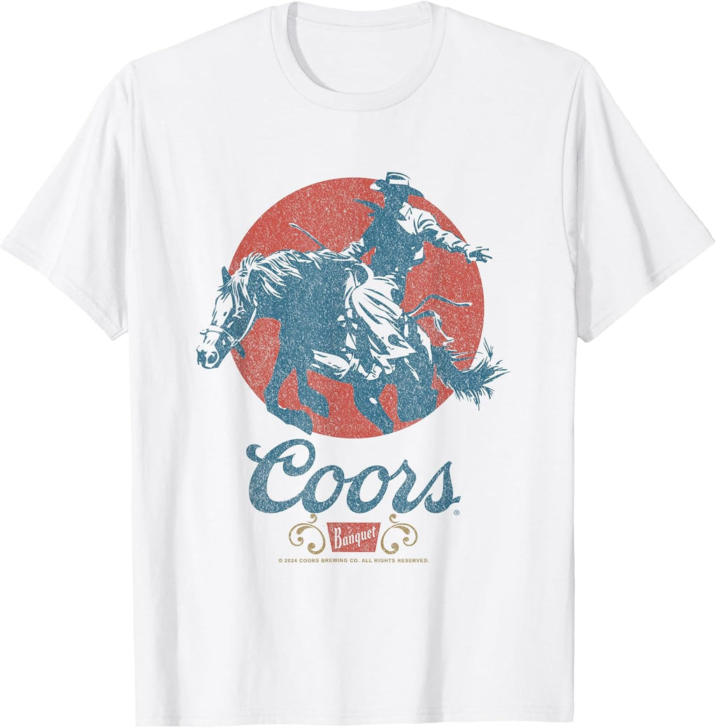 Longhorn Banquet Vintage Rodeo Label T-Shirt