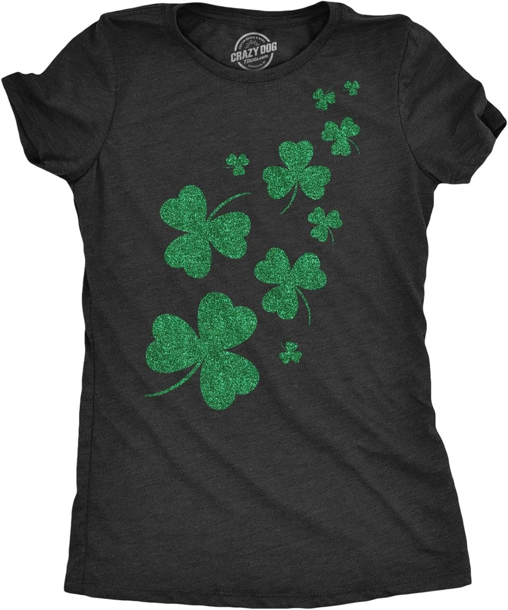 Womens Funny St Patricks Day T Shirts for Girls Cute Tees for Saint Patricks Day