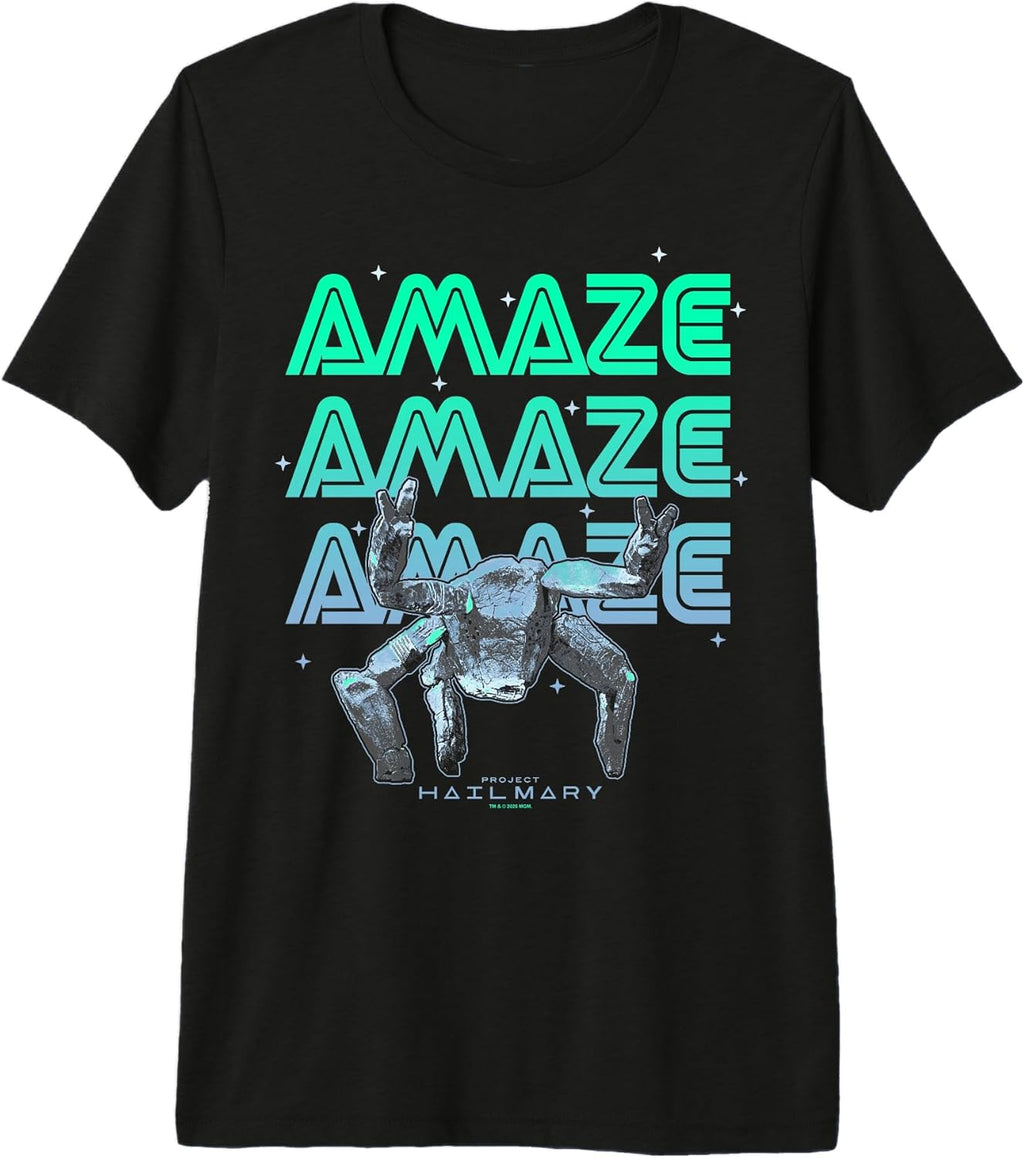 Amazing Rocky The Alien Neon Portrait Premium Tri-Blend T-Shirt