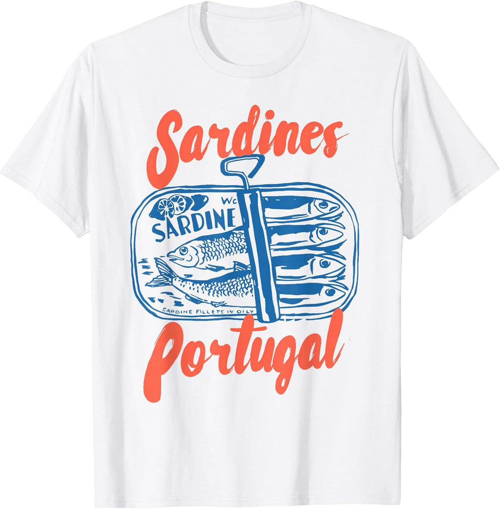 Sardines Tinned Fish Retro Graphic for Men Women T-Shirt