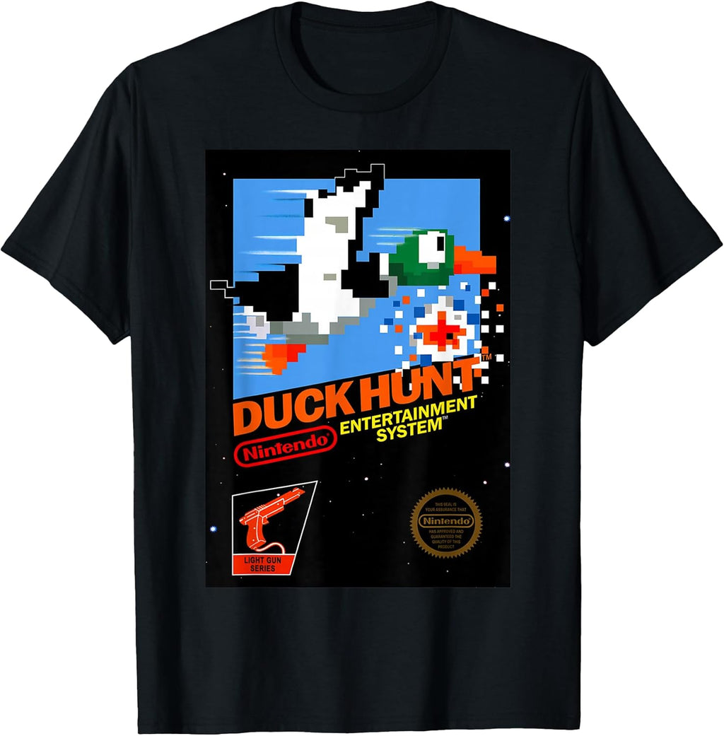 NES Duck Hunt Retro Vintage Cover Graphic T-Shirt T-Shirt