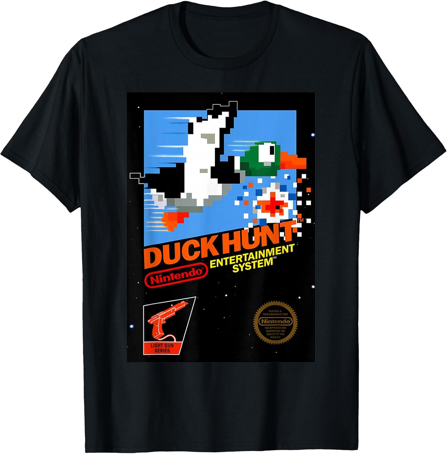 NES Duck Hunt Retro Vintage Cover Graphic T-Shirt T-Shirt