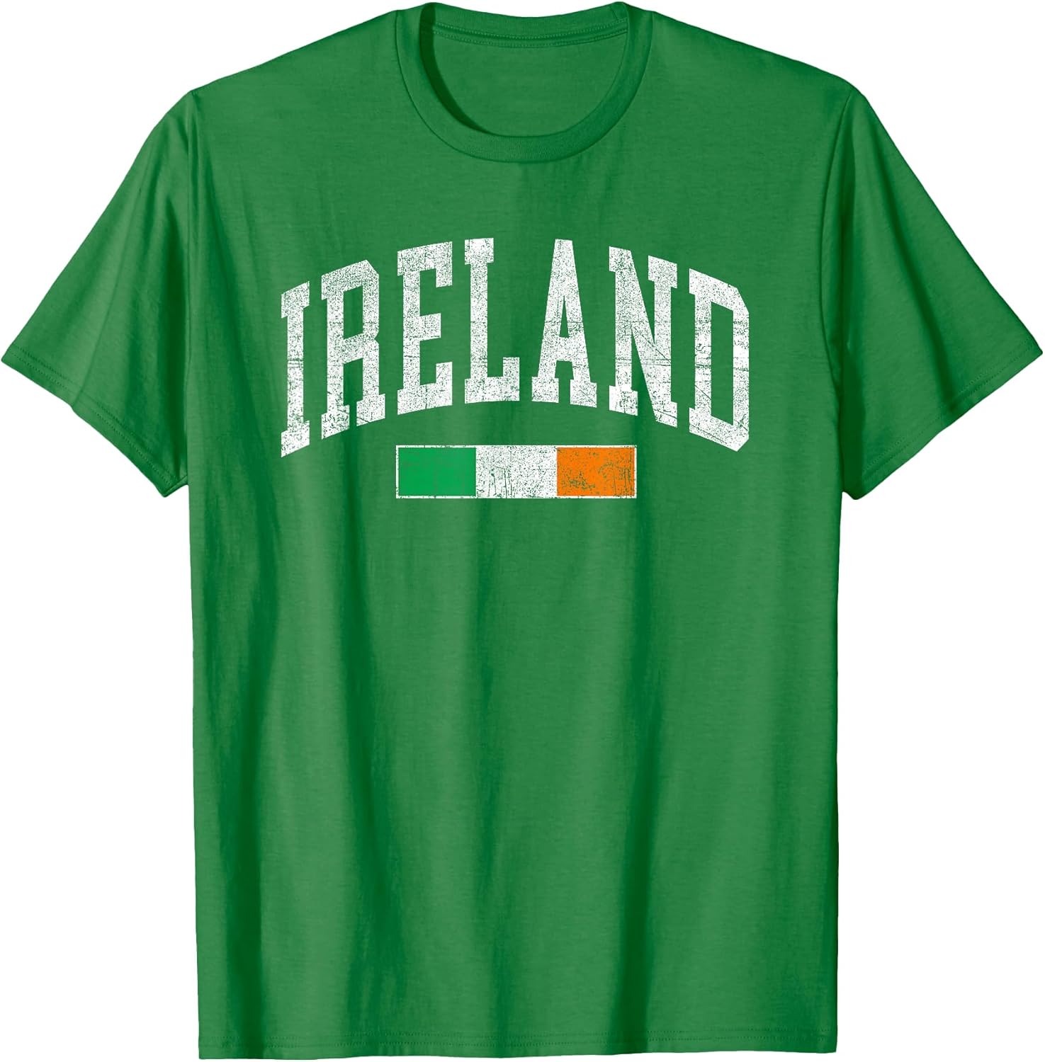 Vintage Ireland Flag Irish Retro Throwback Mens Womens Kids T-Shirt
