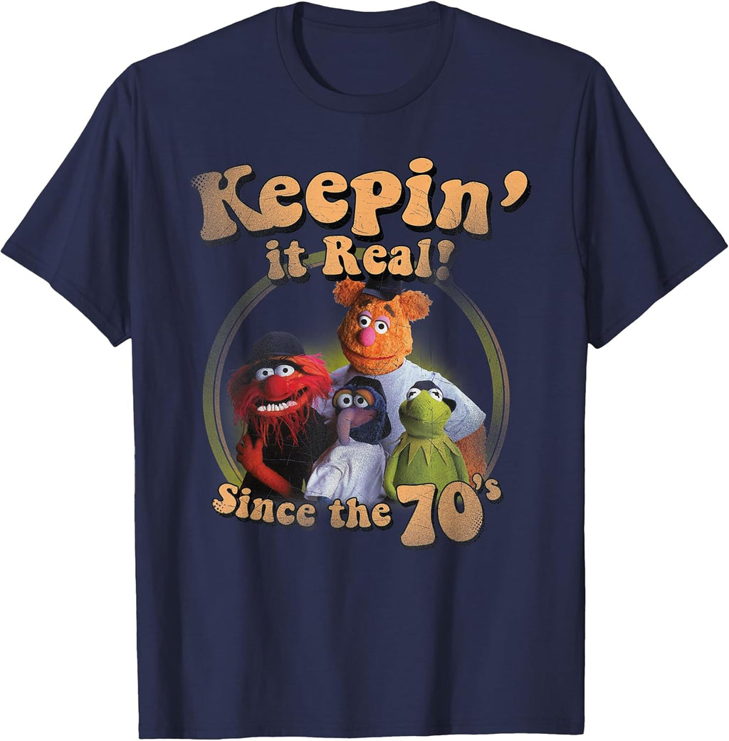 Muppets Keepin It Real Graphic T-Shirt Small