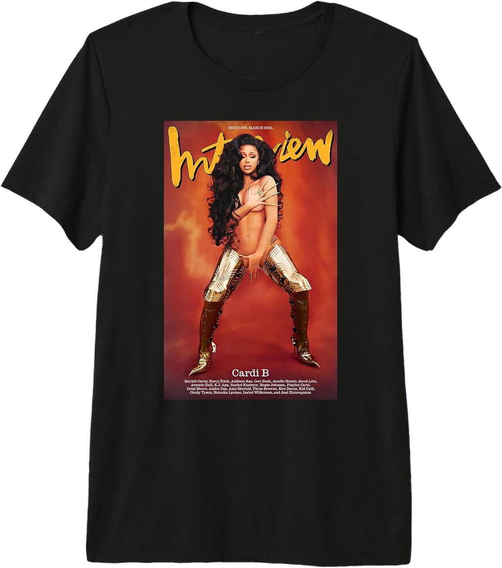 March 2021 Cover - Cardi B Premium Tri-Blend T-Shirt