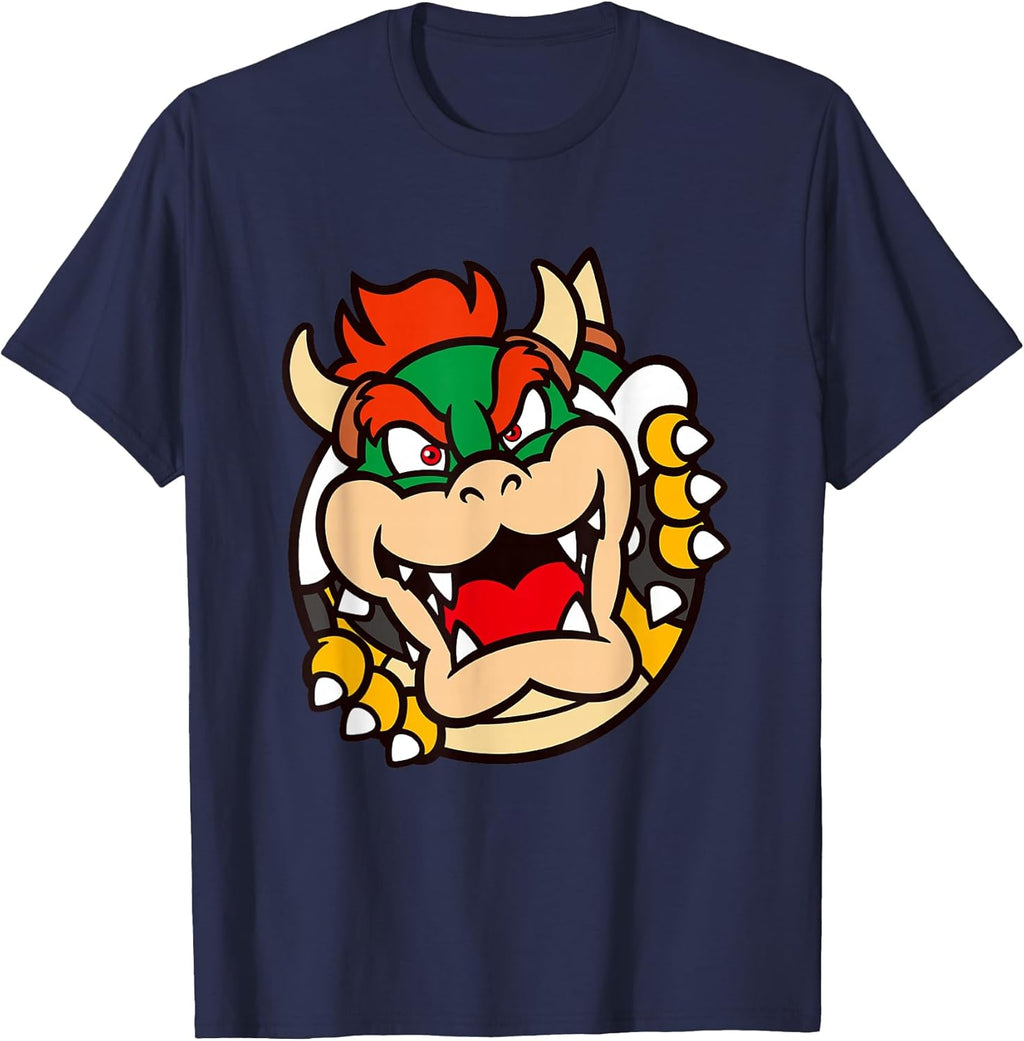 Bros Bowser Big Koopa Breakout Portrait T-Shirt