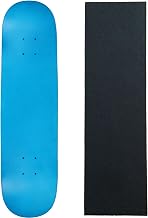 Moose Skateboard Deck Pro 7-Ply Canadian Maple NEON Blue with Griptape