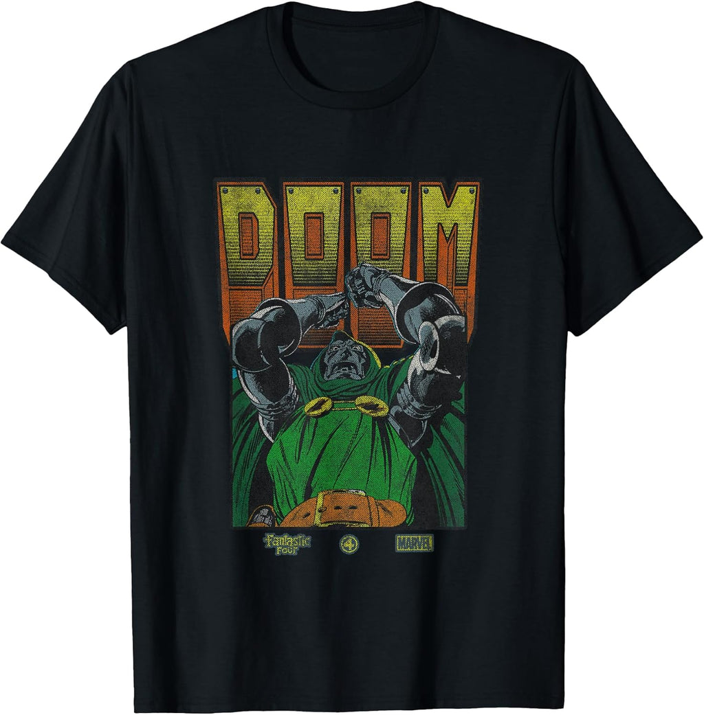 Comics Doctor Doom Retro Villain Strike T-Shirt