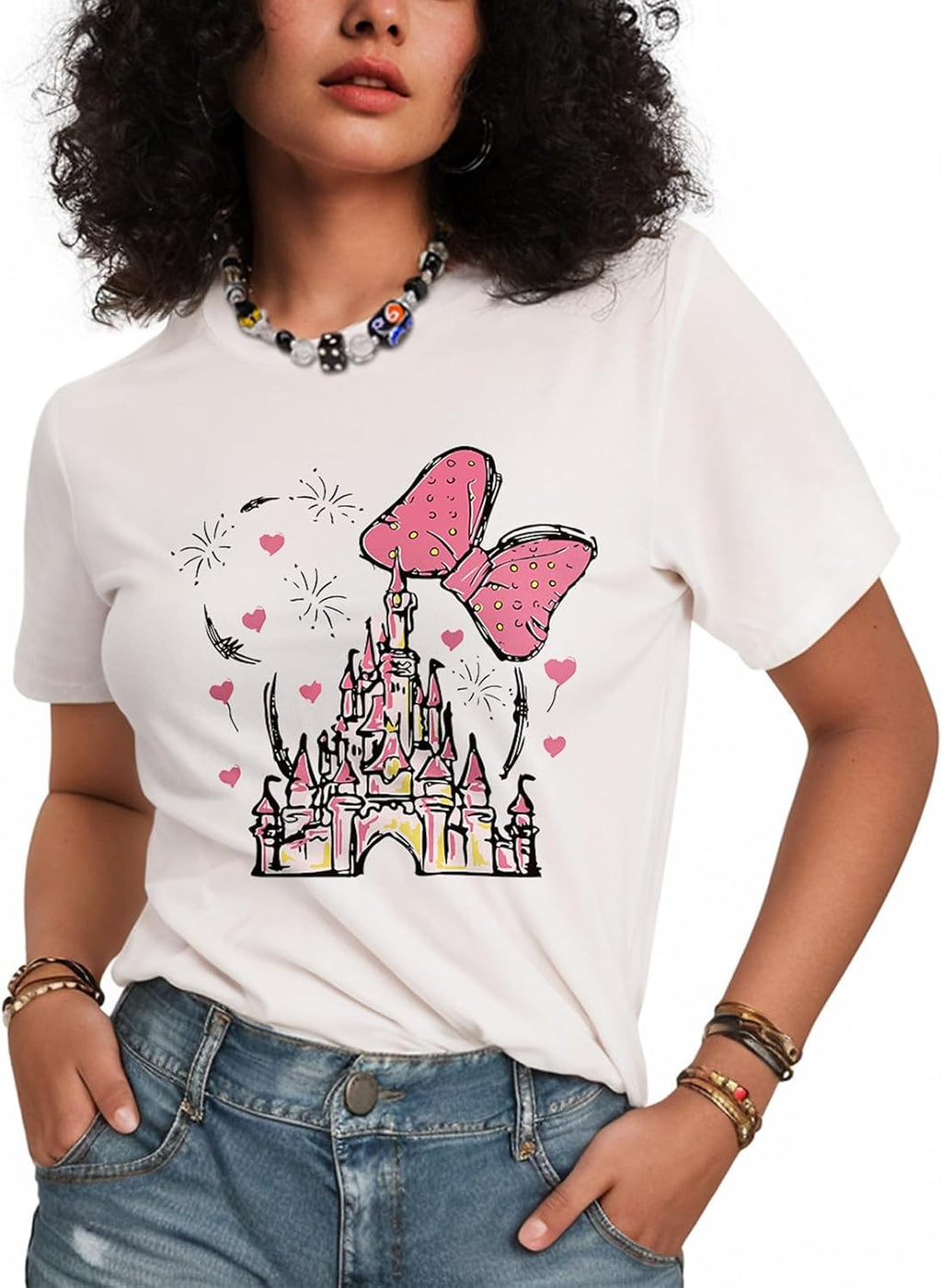 T Shirts for Women Graphic Tees - Womens T-Shirts Cotton Cute Fit Tshirts Teens Girls
