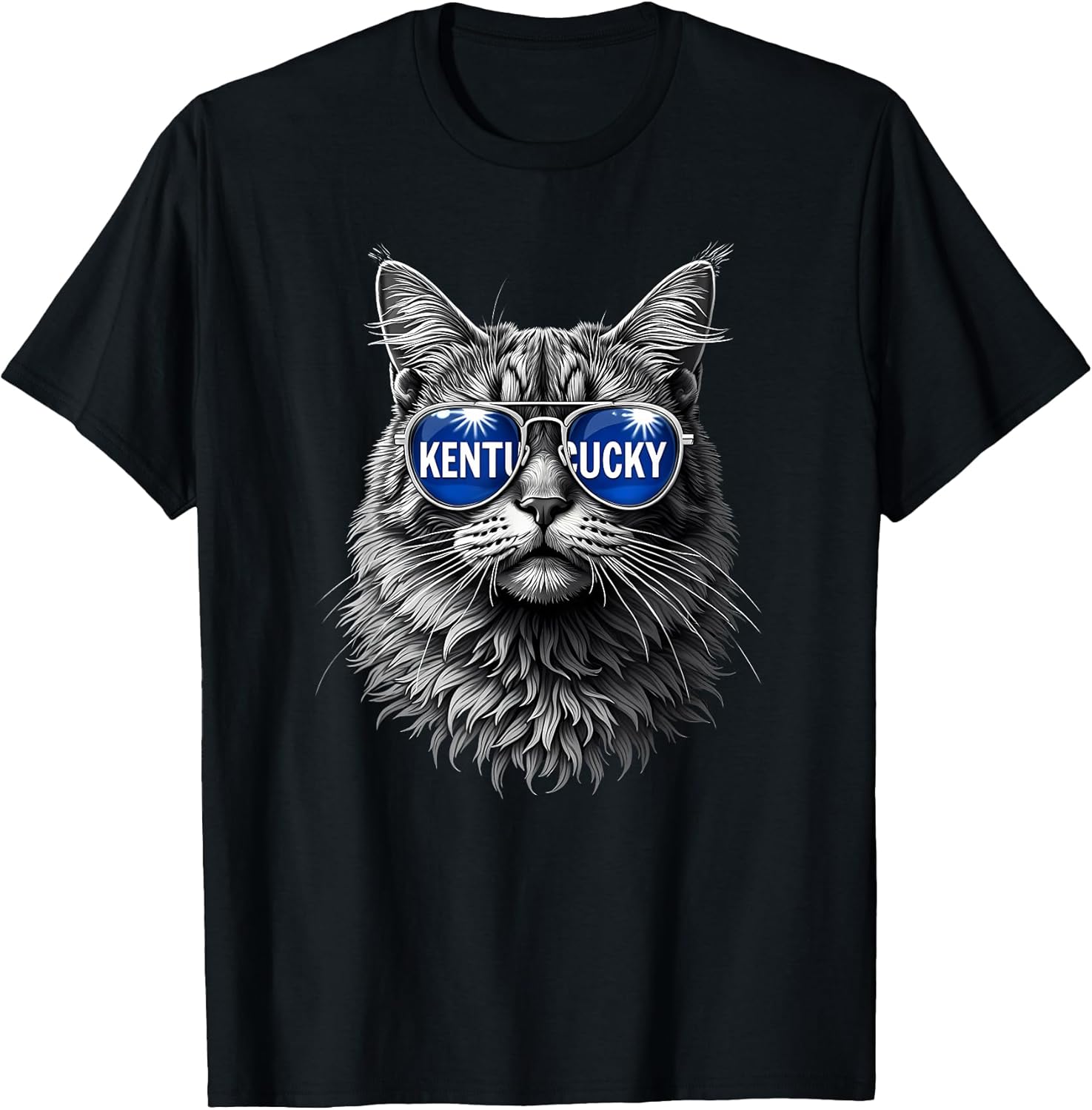 Cat Lovers Graphic Last Name Kentucky Retro Vintage T-Shirt