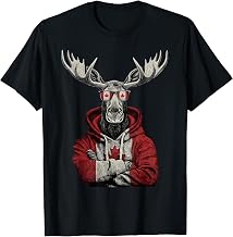 Canada Moose Canadian Pride Canada Maple Leaf Canada Flag T-Shirt